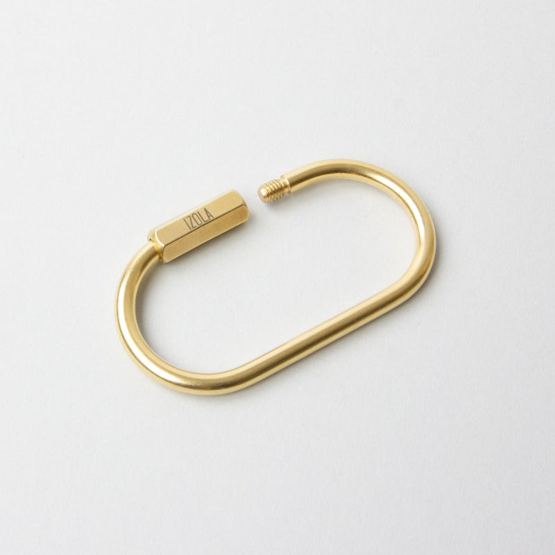 Brass EDC Carabiner design by Izola