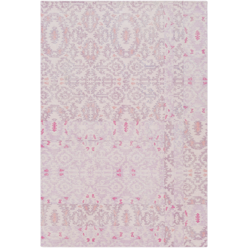 Antigua Rug in Blush & Mauve