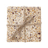 Mustard Terrazzo Coasters, Set of 4