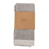 Set of 2 Cotton Waffle Weave Kitchen Towels in Grey