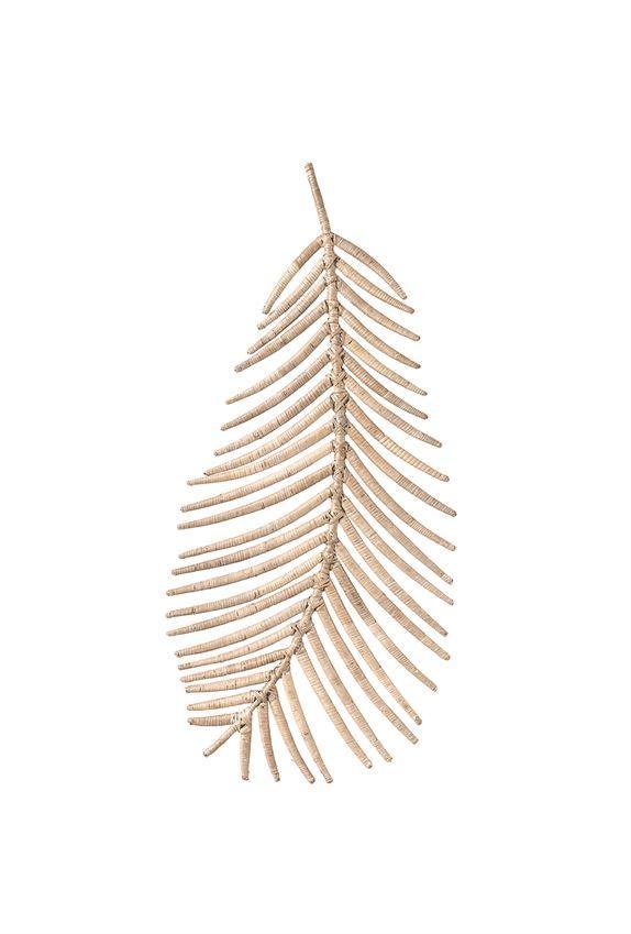 Rattan Palm Frond Wall Decor