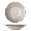 Reactive Glaze Stoneware Bowl in White