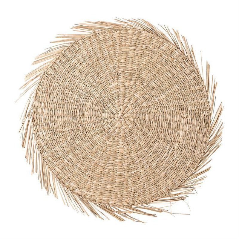 Hand-Woven Natural Seagrass Placemat