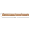 Rubberwood Wall Hook, Natural