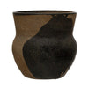 Terra-cotta Planter with Brown & Black Design