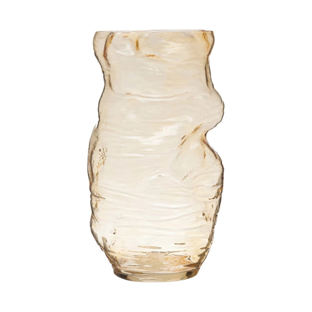 Amber Organic Shaped Vase