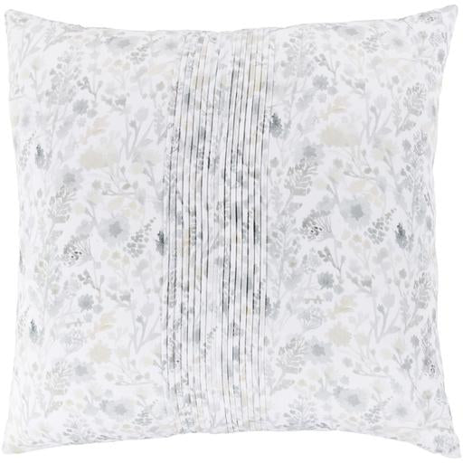 Aria Bedding in White & Seafoam