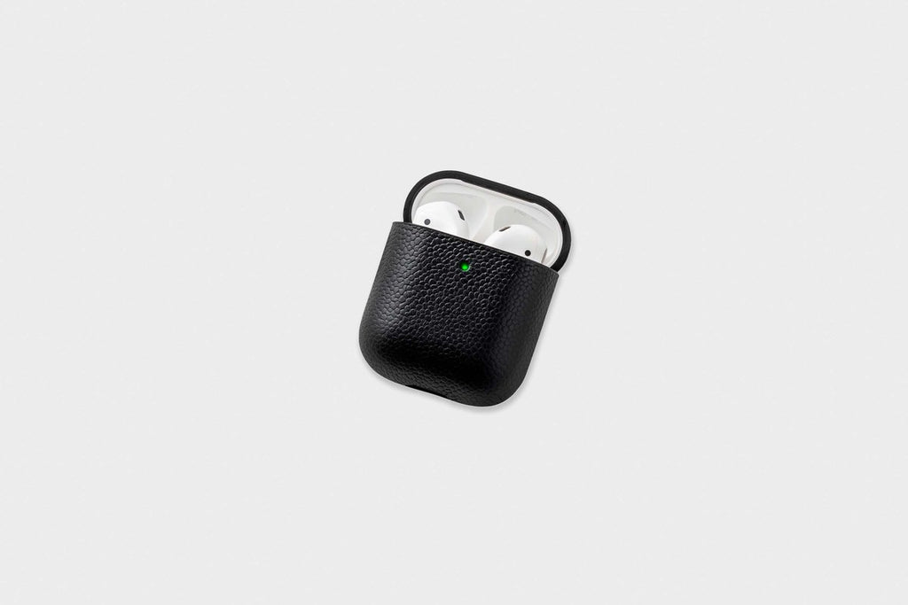 Courant AirPods Leather Case - Black