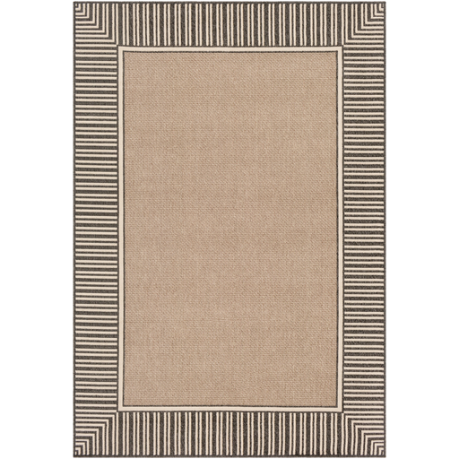 Alfresco Rug in Camel & Black