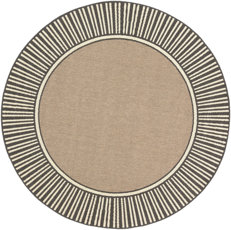 Alfresco Rug in Camel & Black