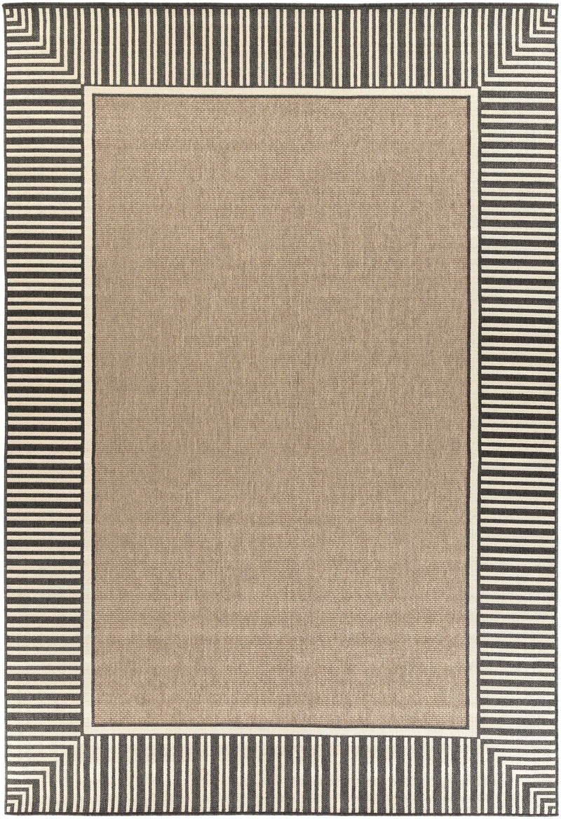 Alfresco Rug in Camel & Black