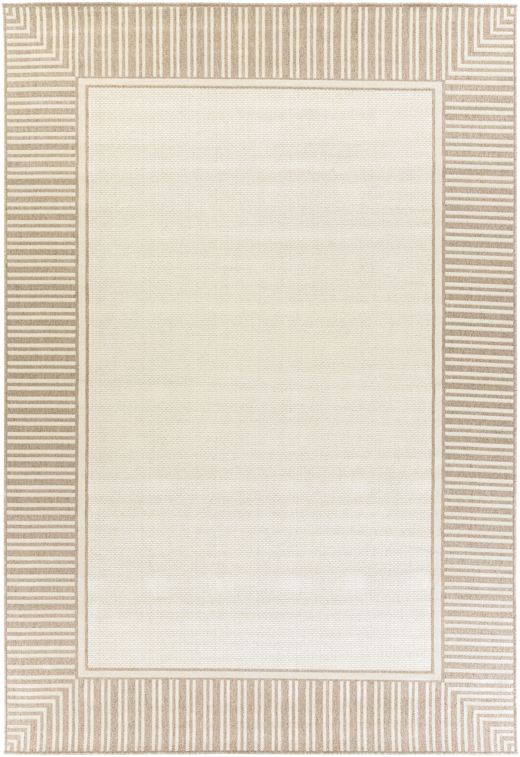 Alfresco Rug in Camel & Cream