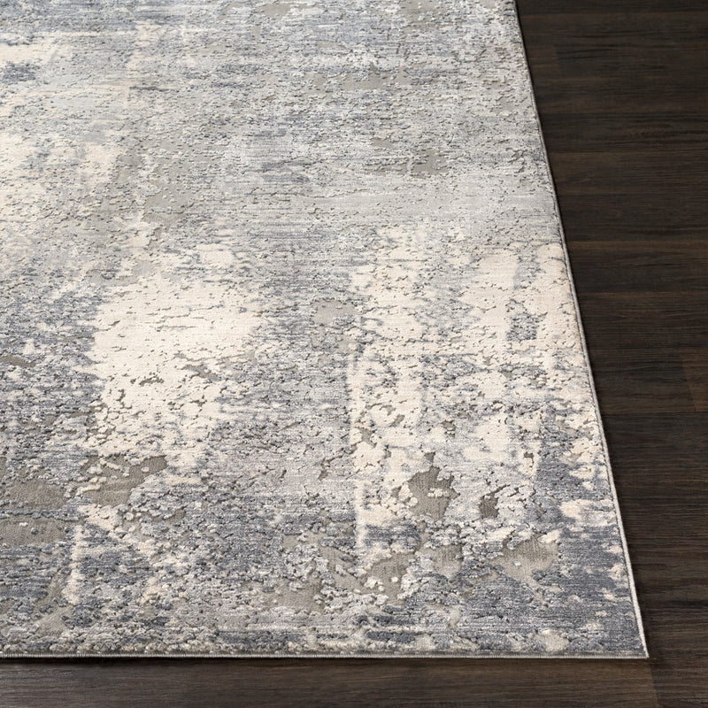 Alpine Rug in Medium Gray & Charcoal