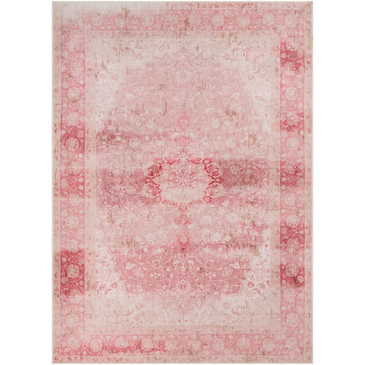 Amelie Rug in Blush & Rose