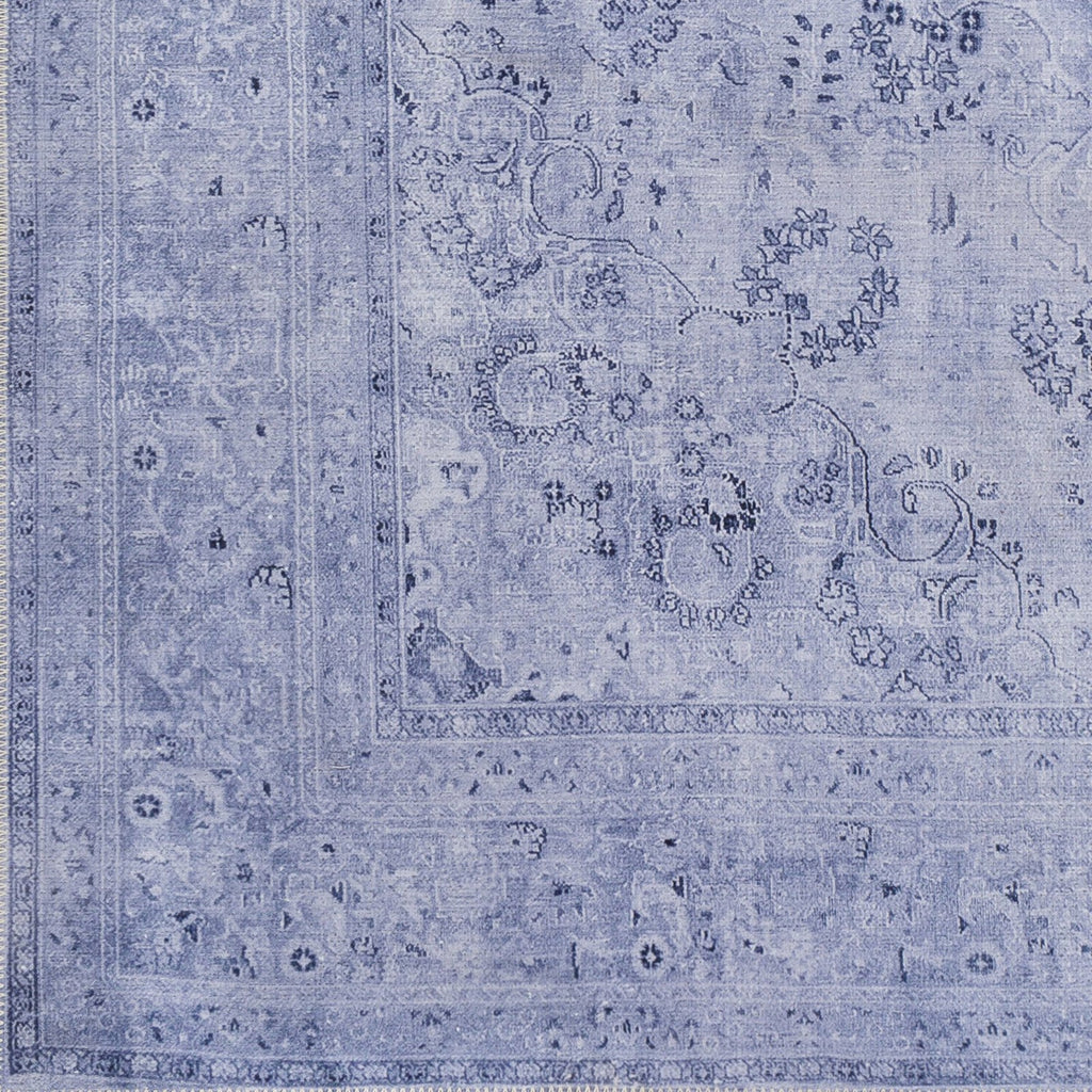 Amelie Rug in Lavender & Dark Blue