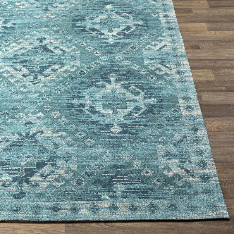 Amsterdam Rug in Aqua & Teal