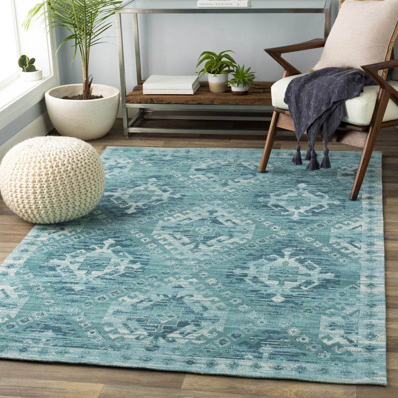 Amsterdam Rug in Aqua & Teal