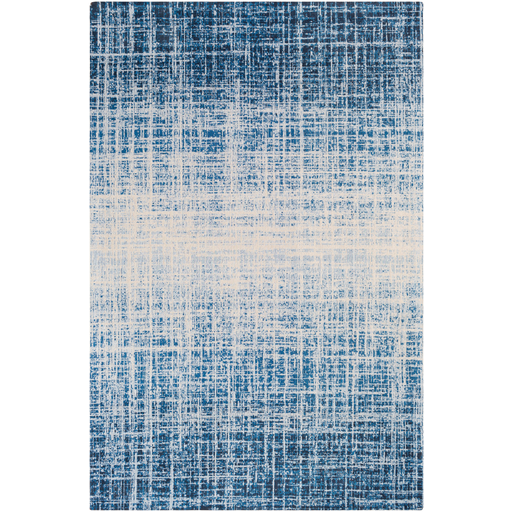 Amsterdam Rug in Dark Blue & Pale Blue