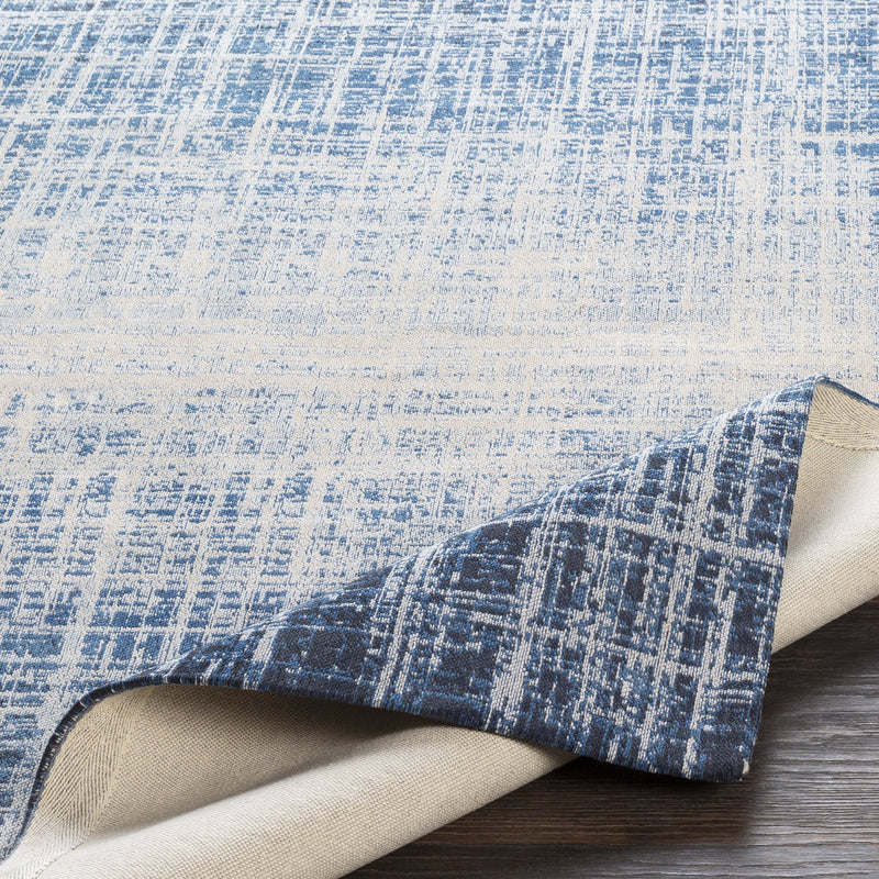 Amsterdam Rug in Dark Blue & Pale Blue