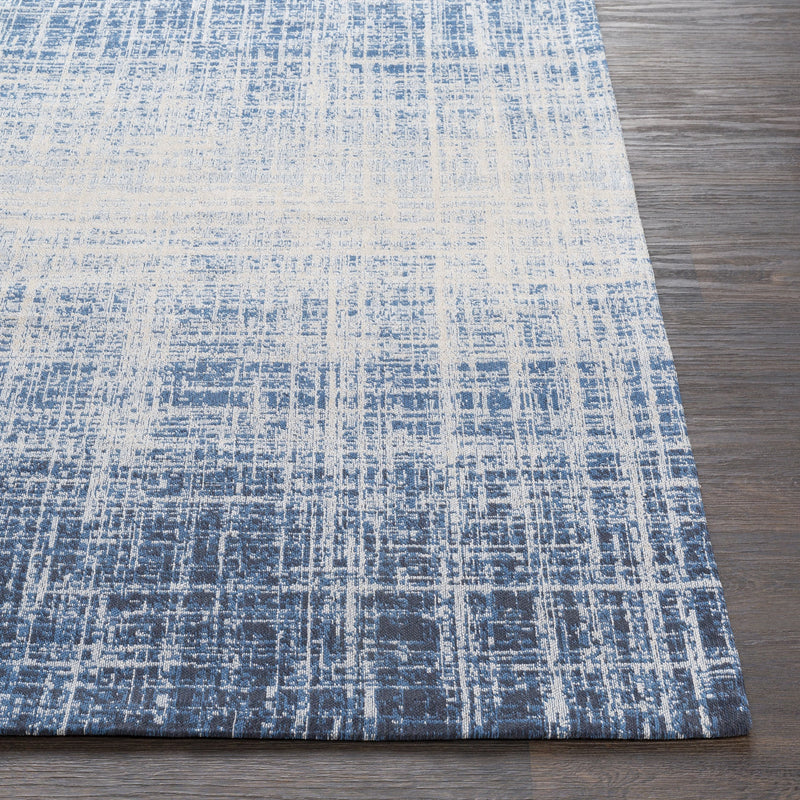 Amsterdam Rug in Dark Blue & Pale Blue