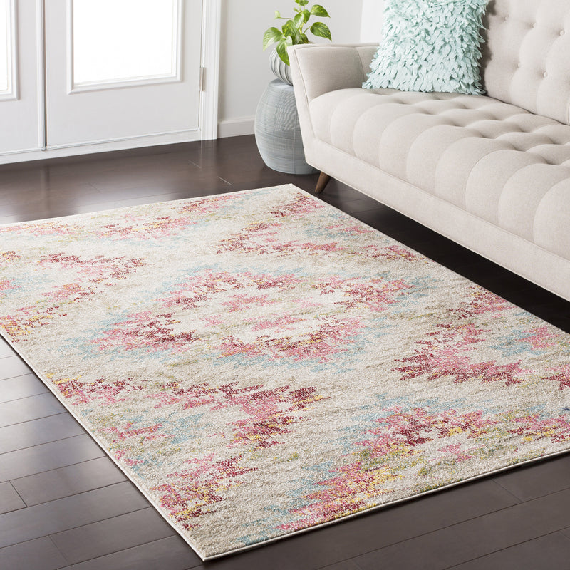 Anika White rug in Beige