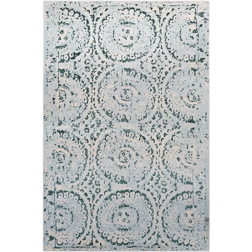 Asia Minor Rug in Blue & Gray