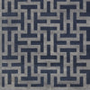 Aesop Rug in Dark Blue & Medium Gray