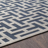 Aesop Rug in Dark Blue & Medium Gray