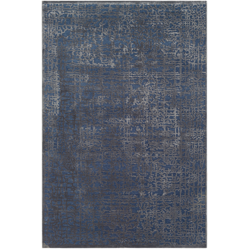 Aesop Rug in Dark Blue & Charcoal