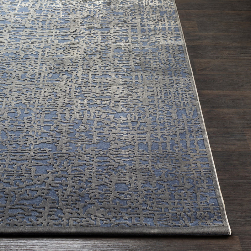 Aesop Rug in Dark Blue & Charcoal