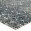 Prentice Hand-Knotted Geometric Blue & Ivory Area Rug