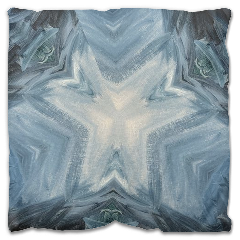 Crystalline Throw Pillow