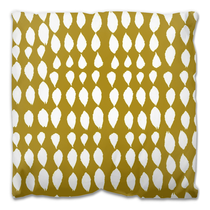 Mustard Throw Pillow