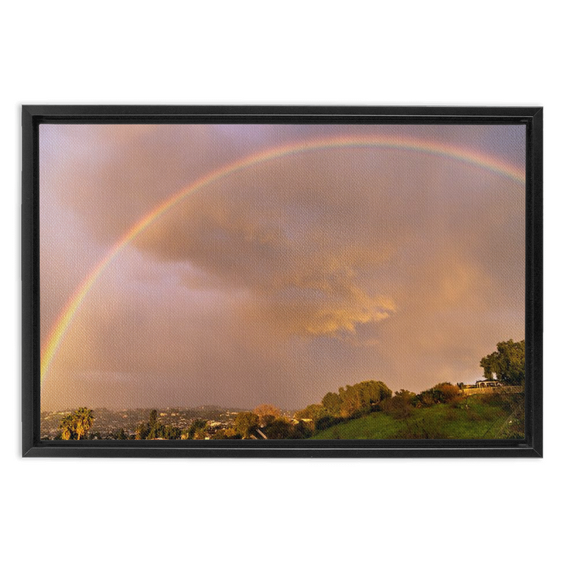 Rainbow 2 Framed Stretched Canvas