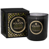 Classic Maison Candle in Vervaine Olive Leaf design by Voluspa