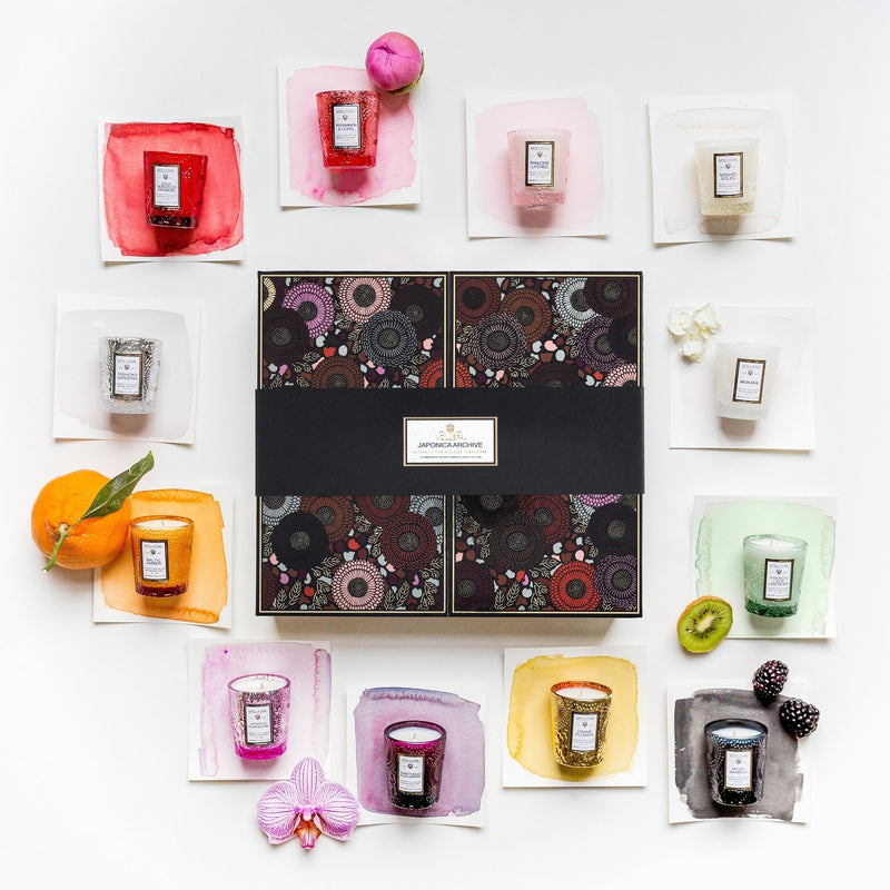 12 Candle Japonica Archive Gift Set design by Voluspa