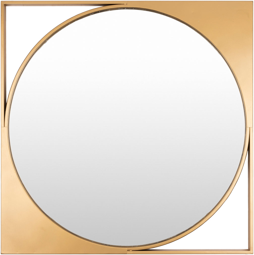 Bauhaus Metal Gold Mirror 30" x 30"