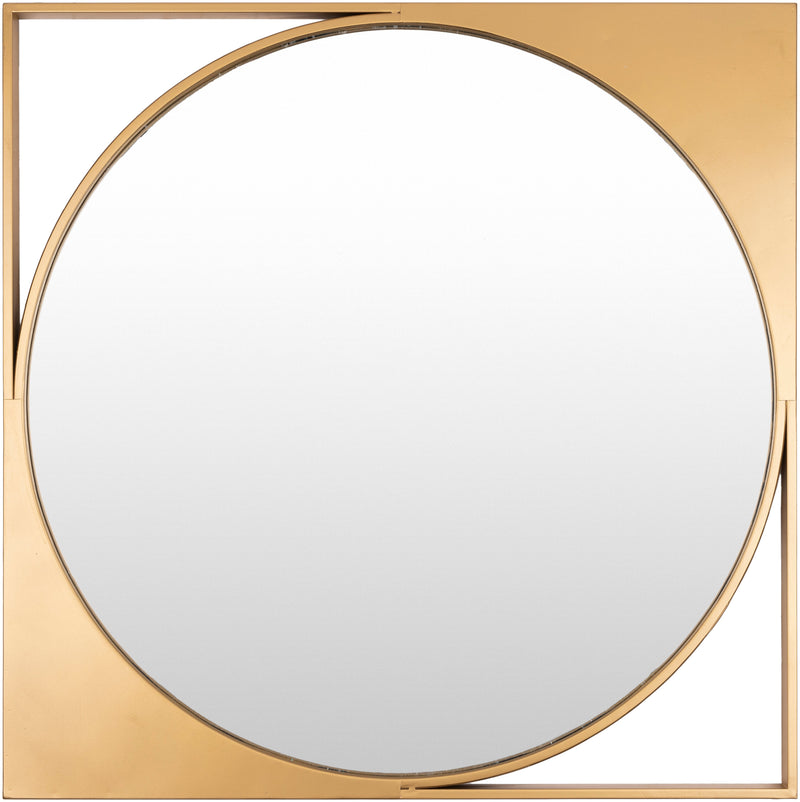 Bauhaus Metal Gold Mirror 30" x 30"