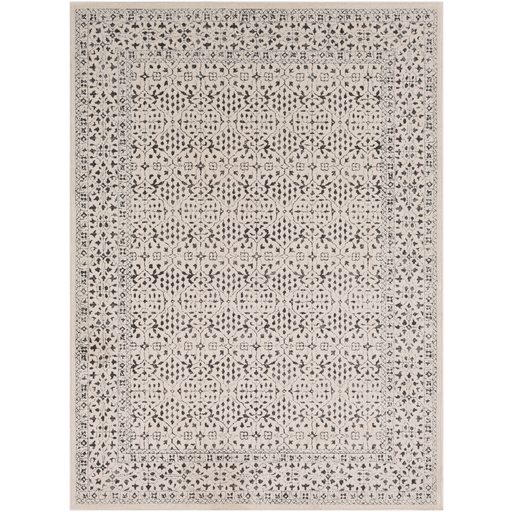 Bahar Rug in Medium Gray & Charcoal