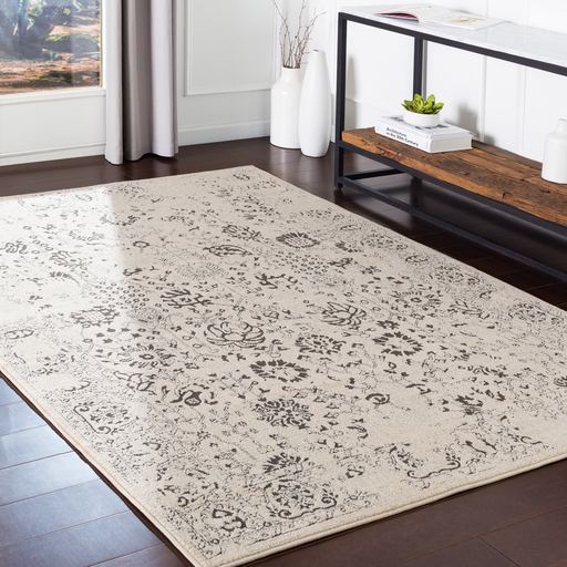 Bahar Rug in Charcoal & Taupe