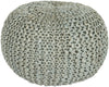 Bermuda Pouf in Light Grey design by Surya