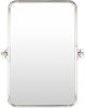 Burnish Brass Silver Mirror 2'6"H x 2'0"W