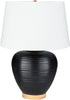 Bixby Table Lamp in Black & White