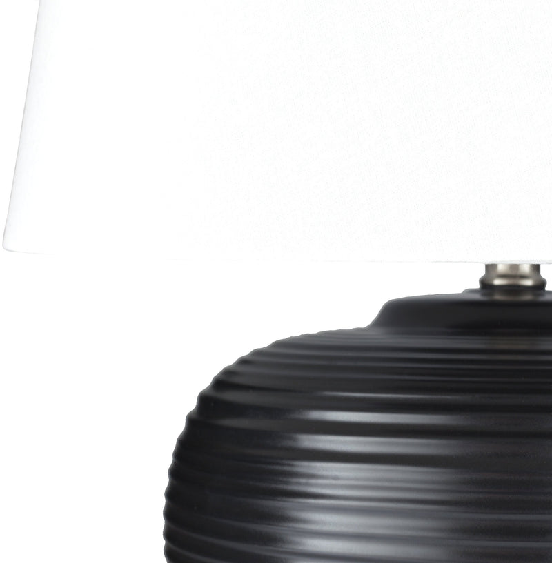 Bixby Table Lamp in Black & White