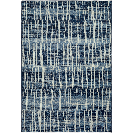 Baylee Rug in Dark Blue & Bright Blue