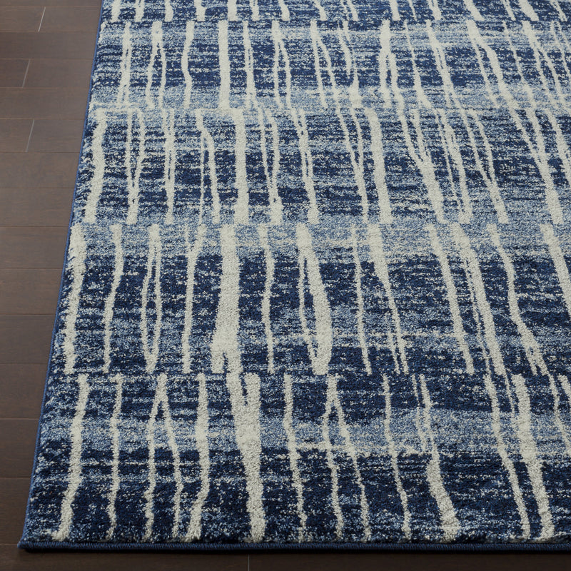 Baylee Rug in Dark Blue & Bright Blue