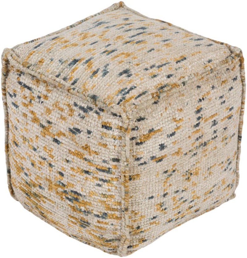 Medium Gray Pouf