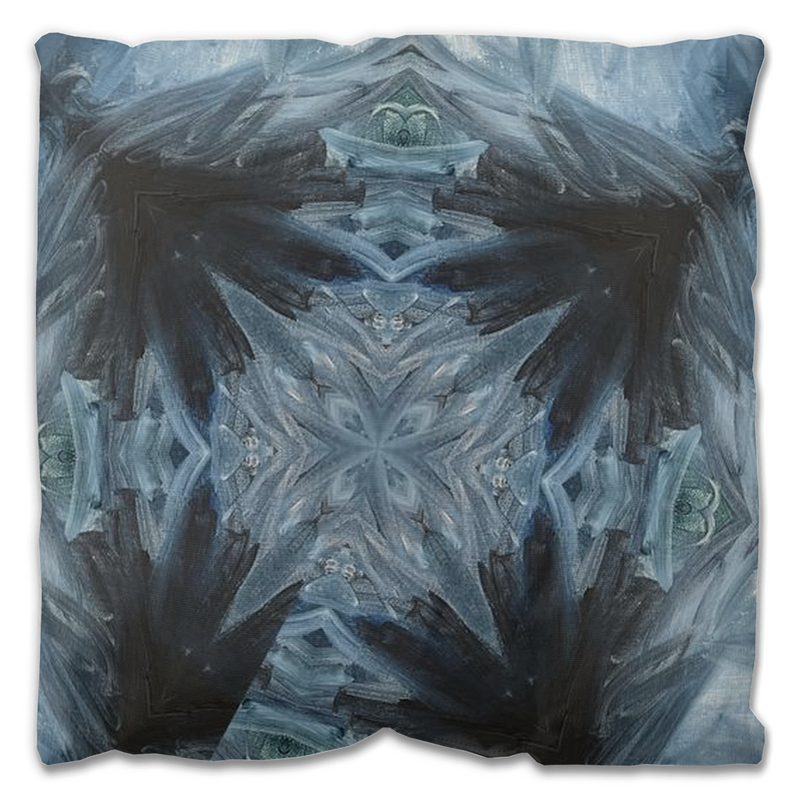 Crystalline Throw Pillow