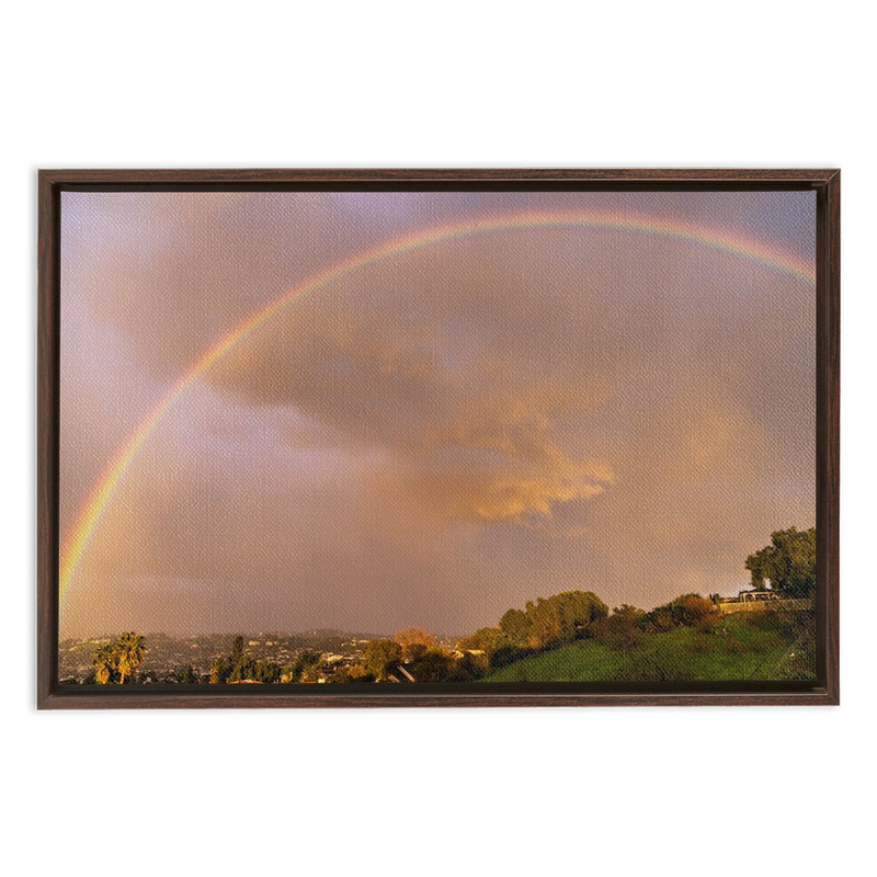 Rainbow 2 Framed Stretched Canvas