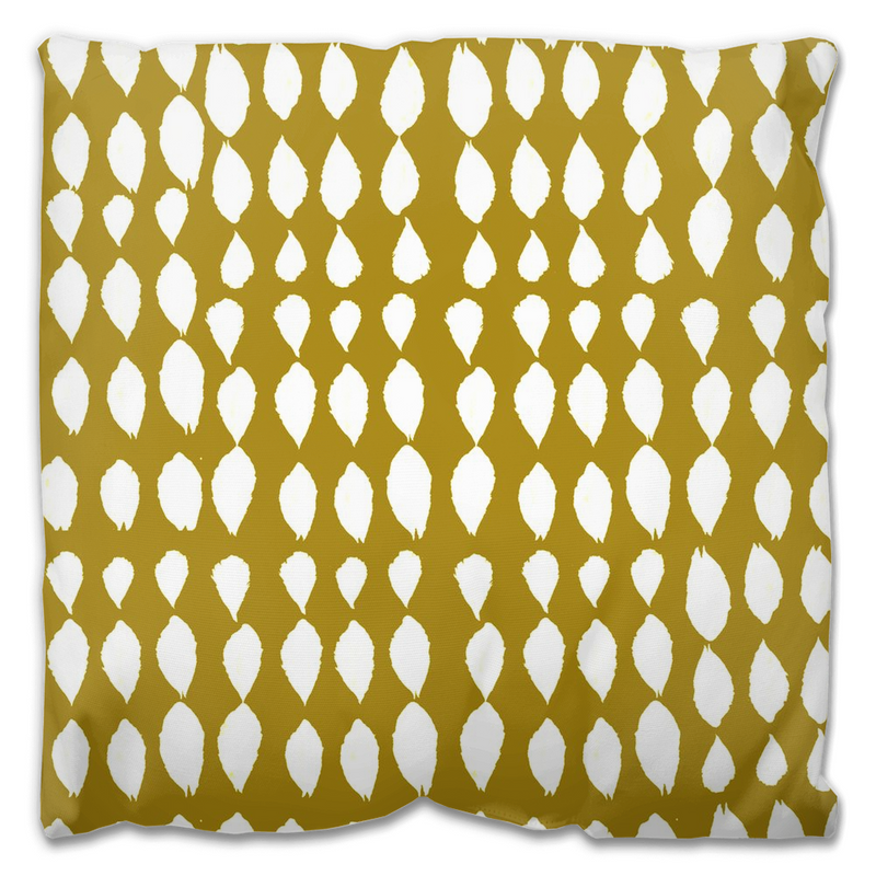 Mustard Throw Pillow